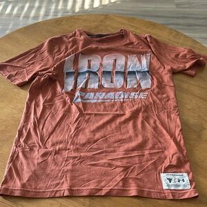 Under Armour Iron Paradise T-Shirt in Rust